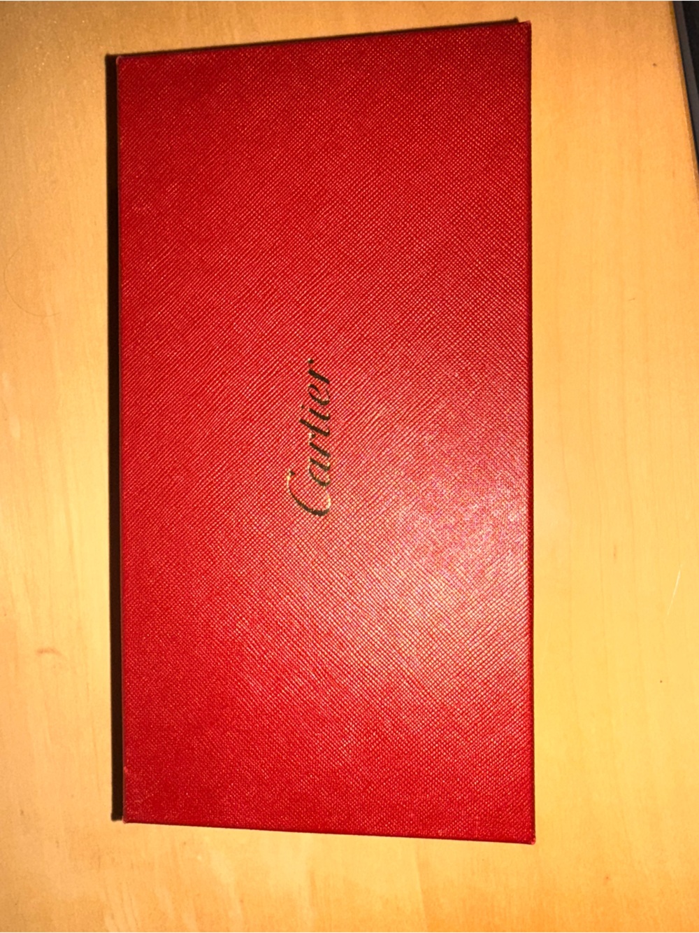 Cartier Red Box with Gold Script - Picture 5 of 8